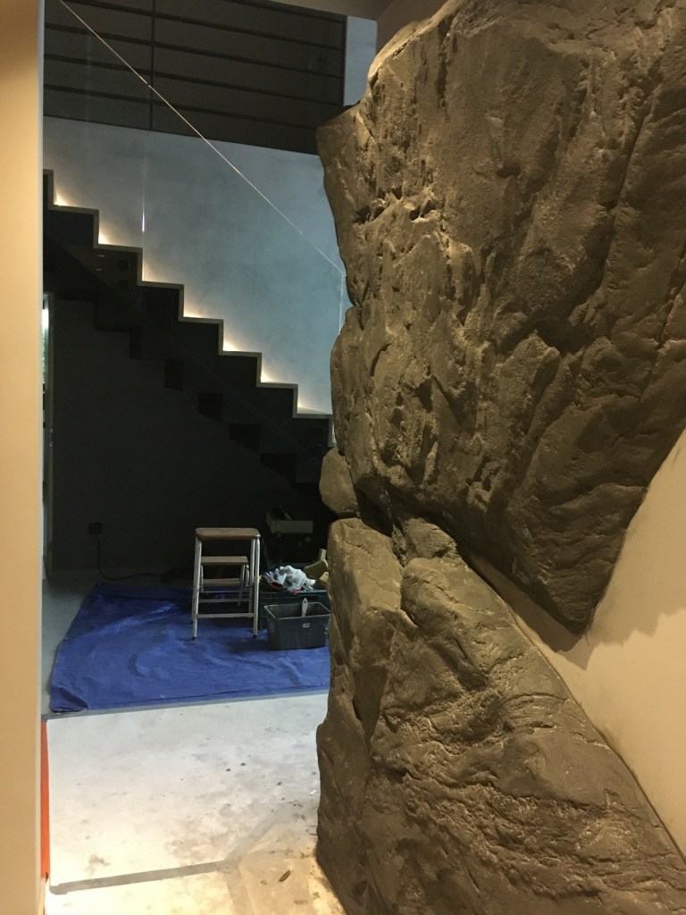 Illustration Décoration intérieur - roches - sculptures - Laurent Oswald